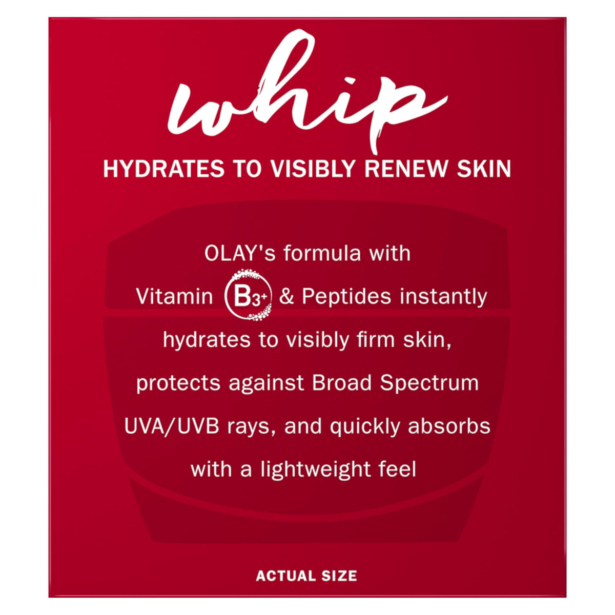 Olay applying cream to face in morning routine for matte finish