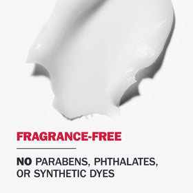 Olay Regenerist Whip label close-up showing fragrance-free formulation and key actives