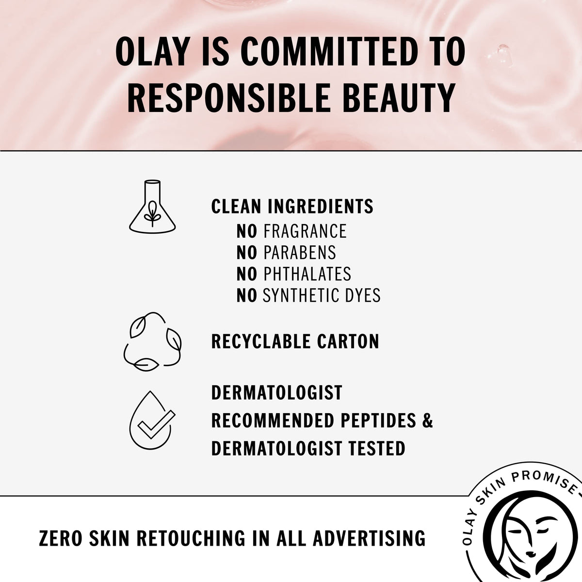 Olay Regenerist Whip on cheek closeup showing reduced shine and refined texture