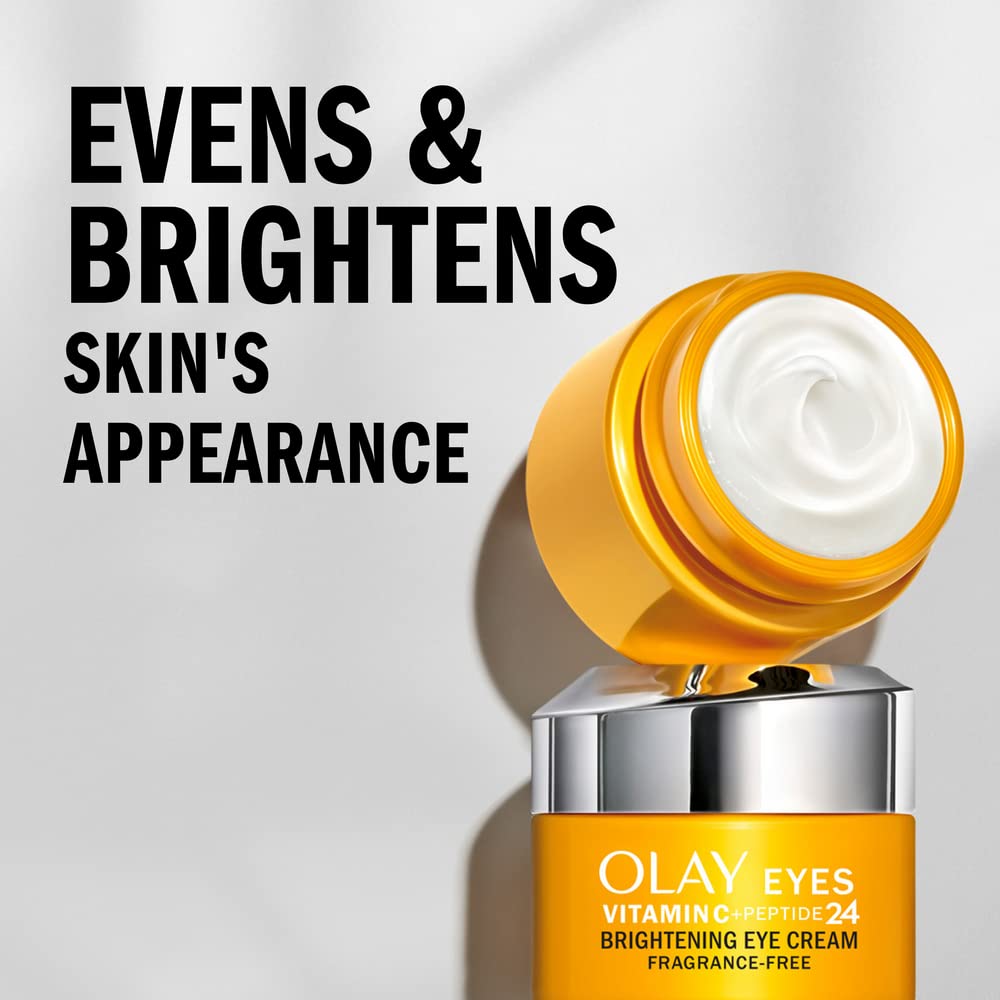 Olay Regenerist Whip sample packet displayed next to eye cream for routine pairing