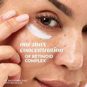 Olay cream texture close-up highlighting lightweight, fast-absorbing hydration