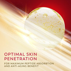 Olay Science label detail showing product name and key claims