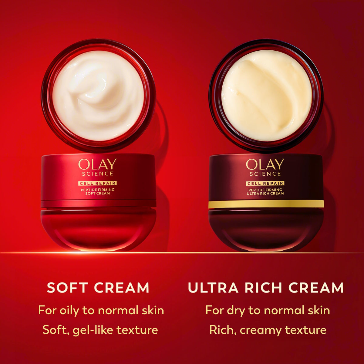 Olay Science jar with lotus flower evoking Water Lotus scent and calming effect