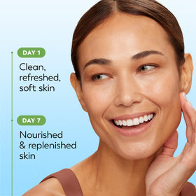 Olay three stacked packs showing quantity and compact scale