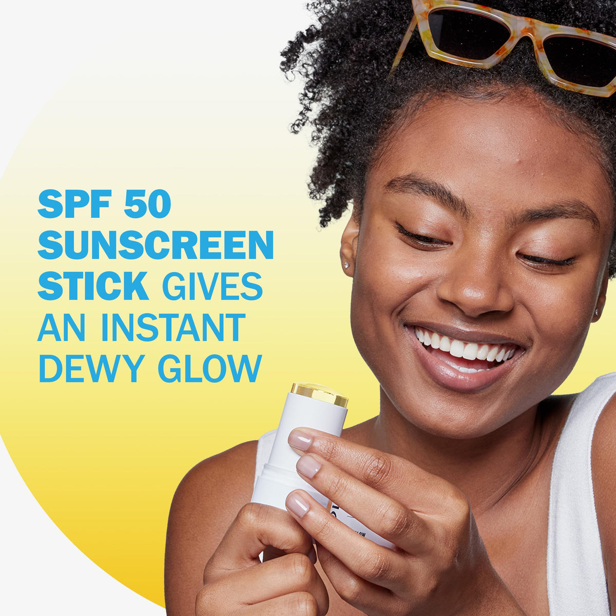 Olay stick twist-up mechanism visible for easy, mess-free application