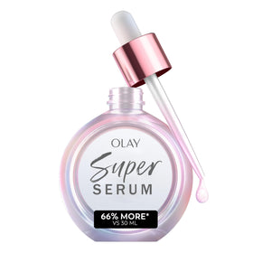 Olay front packaging showing the 1.7 oz bottle and product benefits