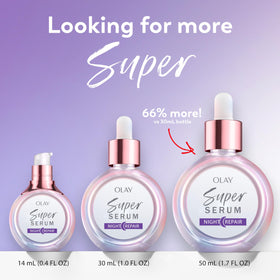 Olay serum on clean skin demonstrating smooth application benefit