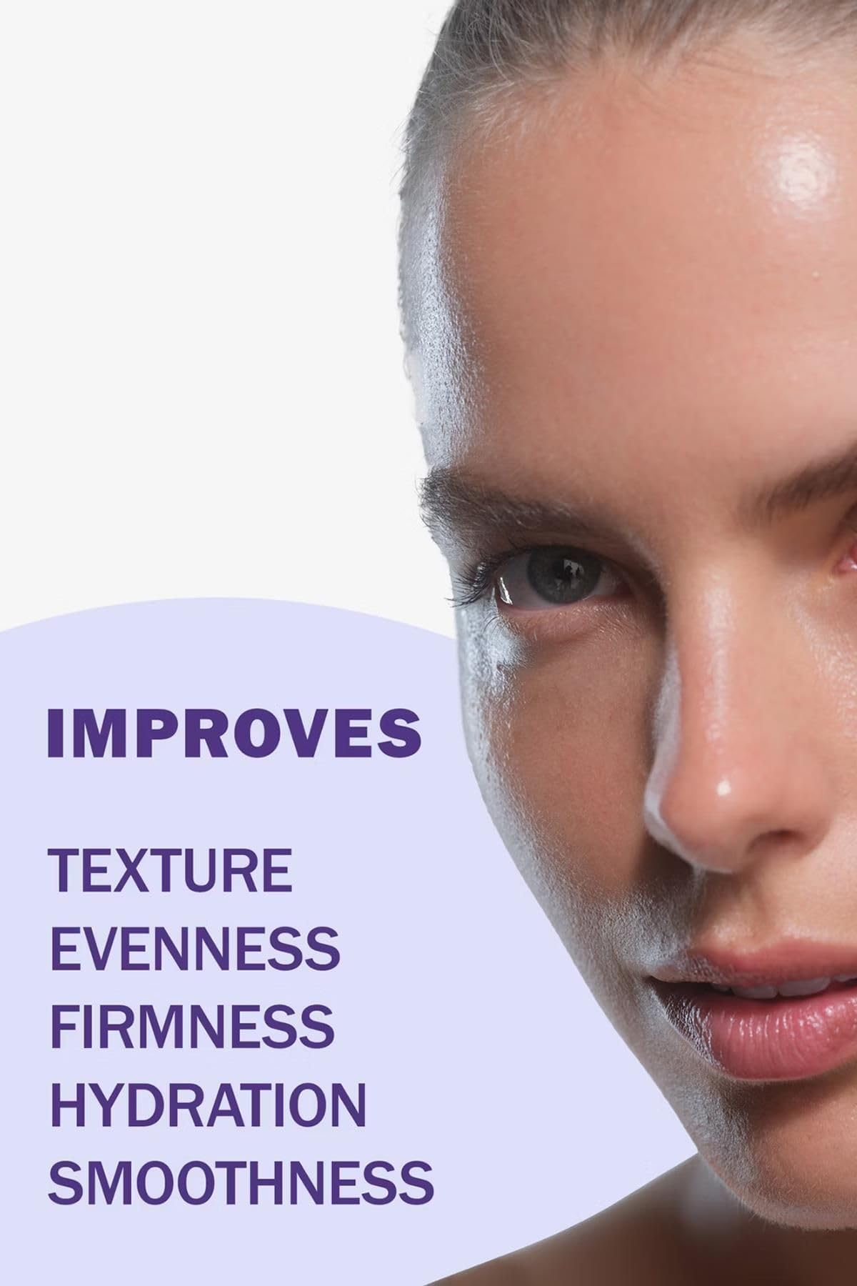 Size comparison with coin showing Olay serum compact travel-friendly benefit