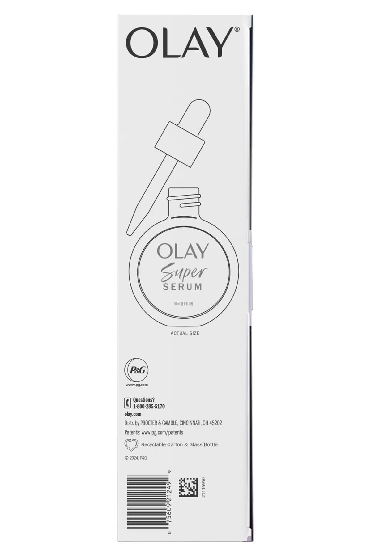 Olay serum texture on hand demonstrating lightweight quick-absorbing feel