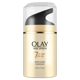 Olay total effects on bathroom vanity styled for daily routine