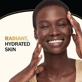 Olay total effects moisturizer in hand illustrating easy application
