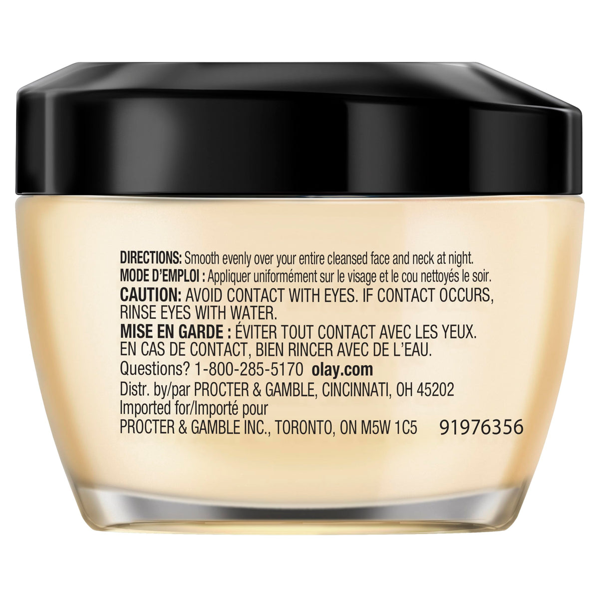 Olay Total Effects box and jar together showing complete retail packaging and presentation