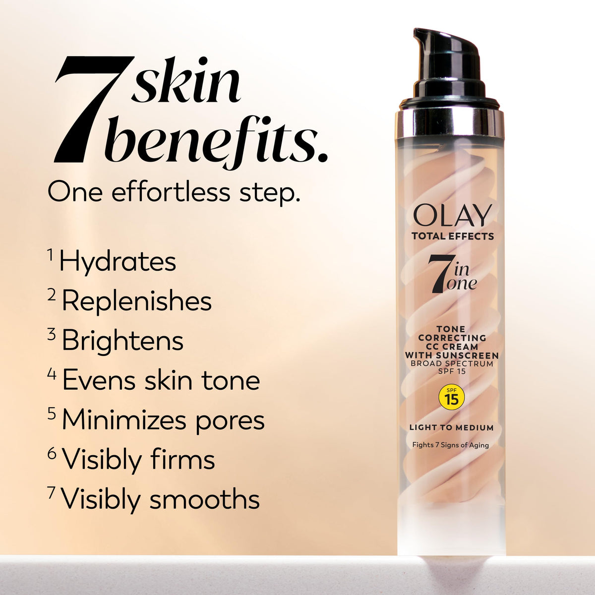 Olay cream texture close-up showing smooth, blendable formula for hydration