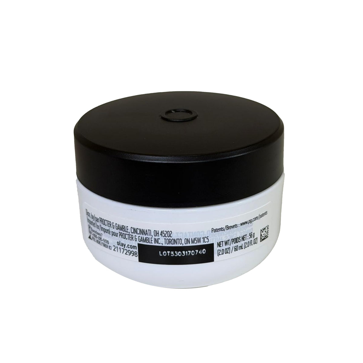 Olay two jars side by side illustrating value pack convenience