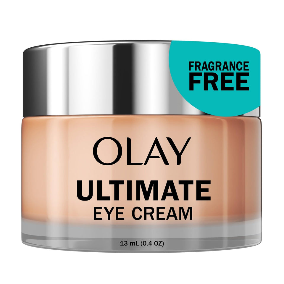 Olay front jar view showing packaging and compact size benefit