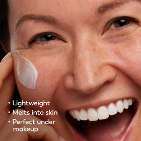 Olay carton packaging emphasizing ingredient transparency and protection