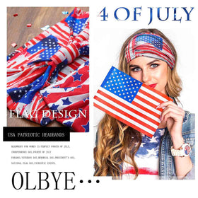 Olbye folded bandana-style headband inside a travel bag for convenience