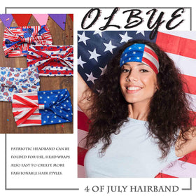 Olbye detailed knotted top of headband showing secure knot and decorative look
