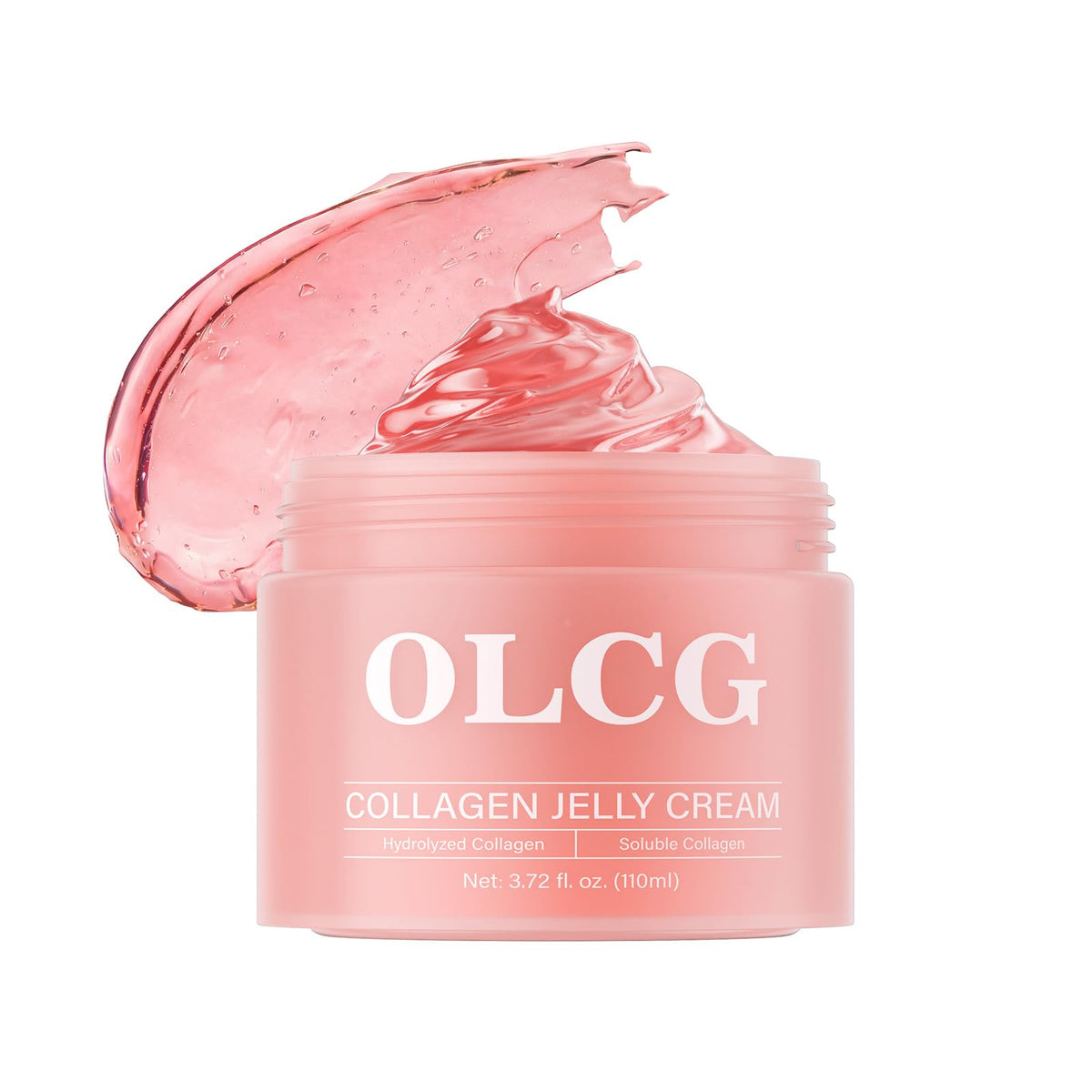 OLCG front packaging showing jar and clean design, promotes easy daily use
