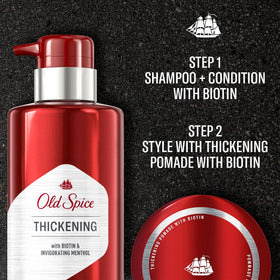 Old Spice 2-in-1 shampoo conditioner texture closeup highlighting conditioning agents