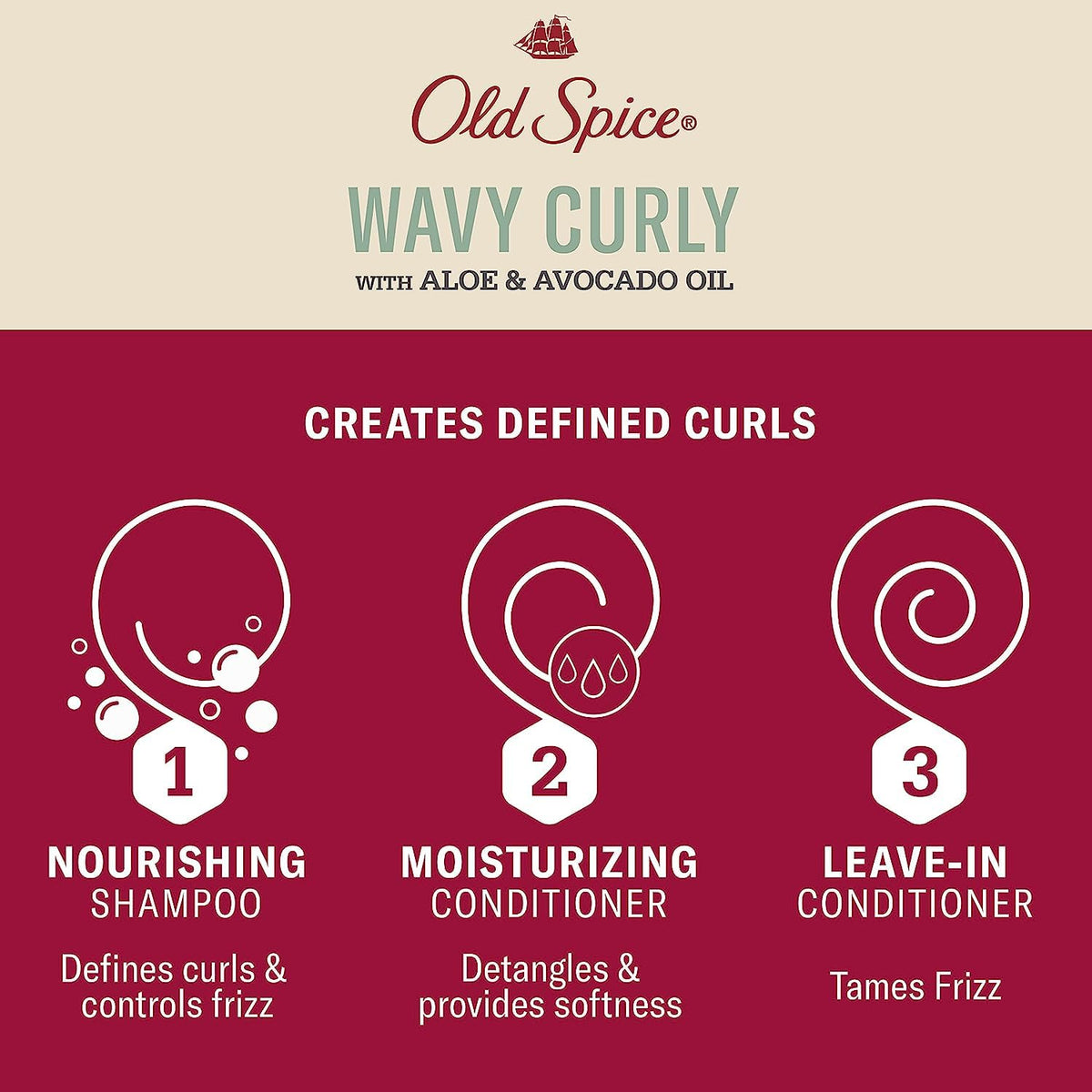 Old Spice bundle on bathroom shelf styled for lifestyle use and convenient everyday grooming