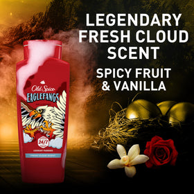 Old Spice Eaglefangs scent inspiration still life with spicy fruit suggesting Fresh Cloud aroma