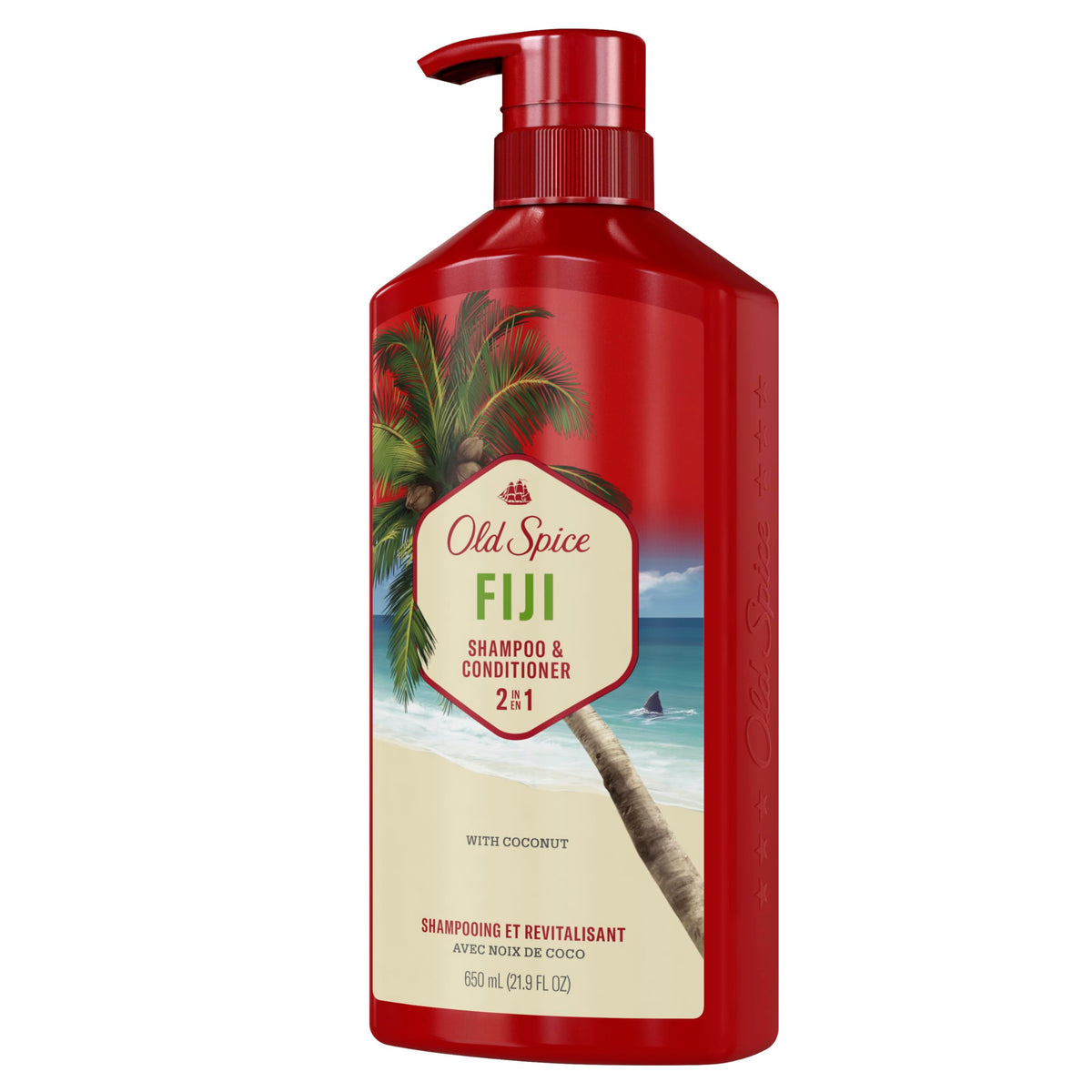 Old Spice bottle on bathroom shelf in lifestyle scene suggesting daily routine upgrade benefit