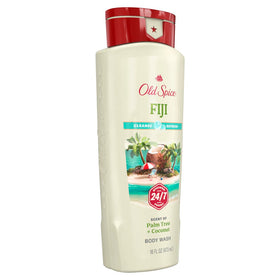 Old Spice Fiji texture close-up foam and lather showcasing rich cleanse and easy rinse