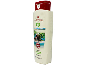 Old Spice Fresher Fiji in-shower use showing quick sweat and odor removal