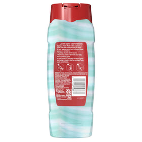 Old Spice Hydro Wash texture on hand demonstrating smooth hydrating formula