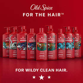 Old Spice Krakengard lifestyle scene with citrus and wood props showing fragrance profile benefit