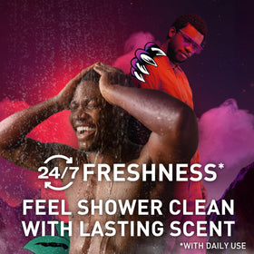 Old Spice NightPanther rich lather on hand showing dense foam and coverage