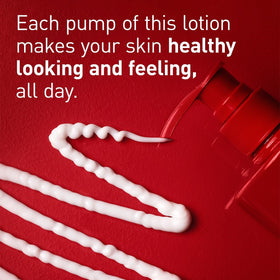Old Spice pump dispenser detail demonstrating convenient single-hand dosing benefit