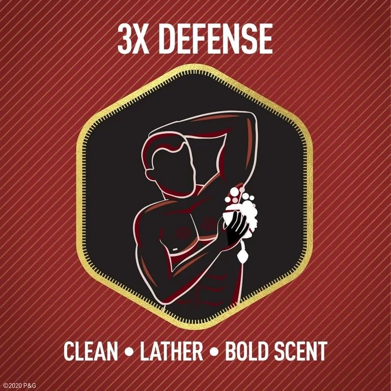 Old Spice Red Zone two bottles stacked for value and convenience