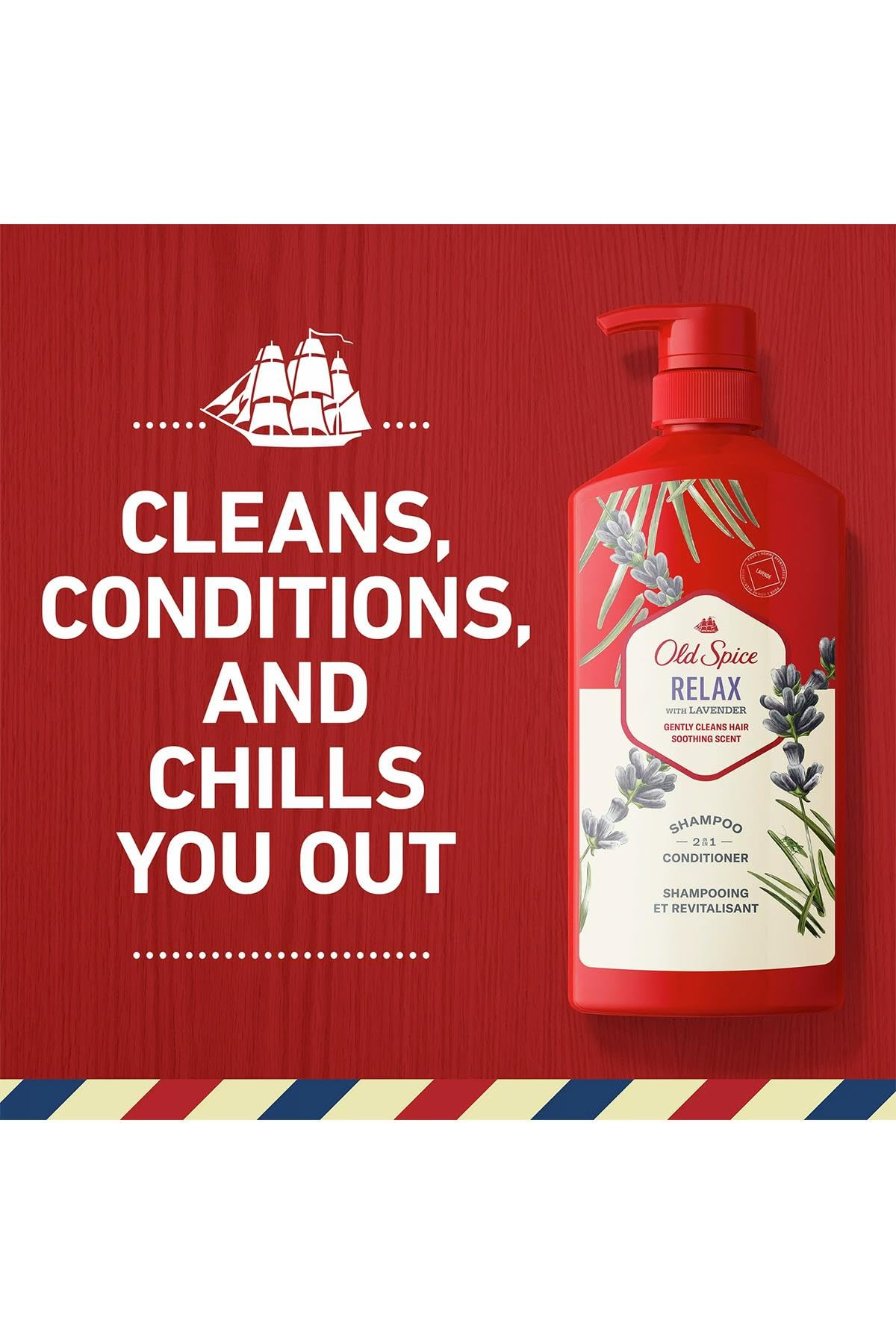 Old Spice foam texture close-up showing gentle lather and conditioning benefit