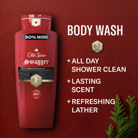 Old Spice bottle pump close-up highlighting easy-dispense and controlled usage benefit