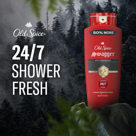 Old Spice lather texture from Swagger cedarwood showing rich cleansing foam