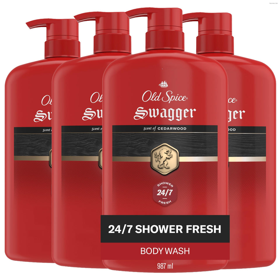 Old Spice Swagger front packaging showing large bottle and bold label for long-lasting scent