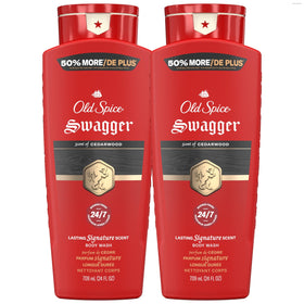 Old Spice Swagger front packaging showing bold bottle and scent