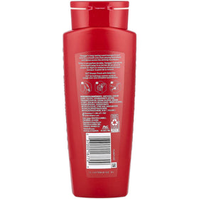 Old Spice bottle inside a gym bag indicating portability and on-the-go freshness