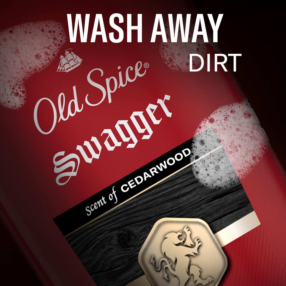 Old Spice Swagger pack of four lined up to show multi-bottle value and convenience