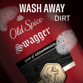 Old Spice Swagger pack of four lined up to show multi-bottle value and convenience