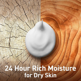 Old Spice Swagger cream texture close-up demonstrating lightweight, fast-absorbing feel