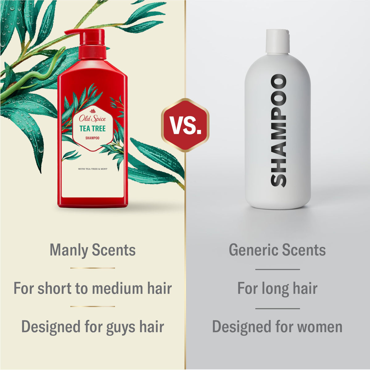 Old Spice shampoo lather foam texture showing cleansing action and lift