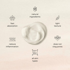 Old Time Tallow applying balm to cheek demonstration illustrating quick absorption benefit