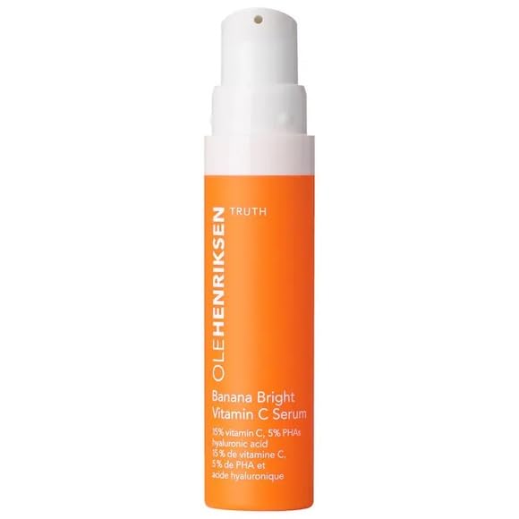 OLE HENRIKSEN close-up dropper releasing serum onto skin to show texture and hydrating effect