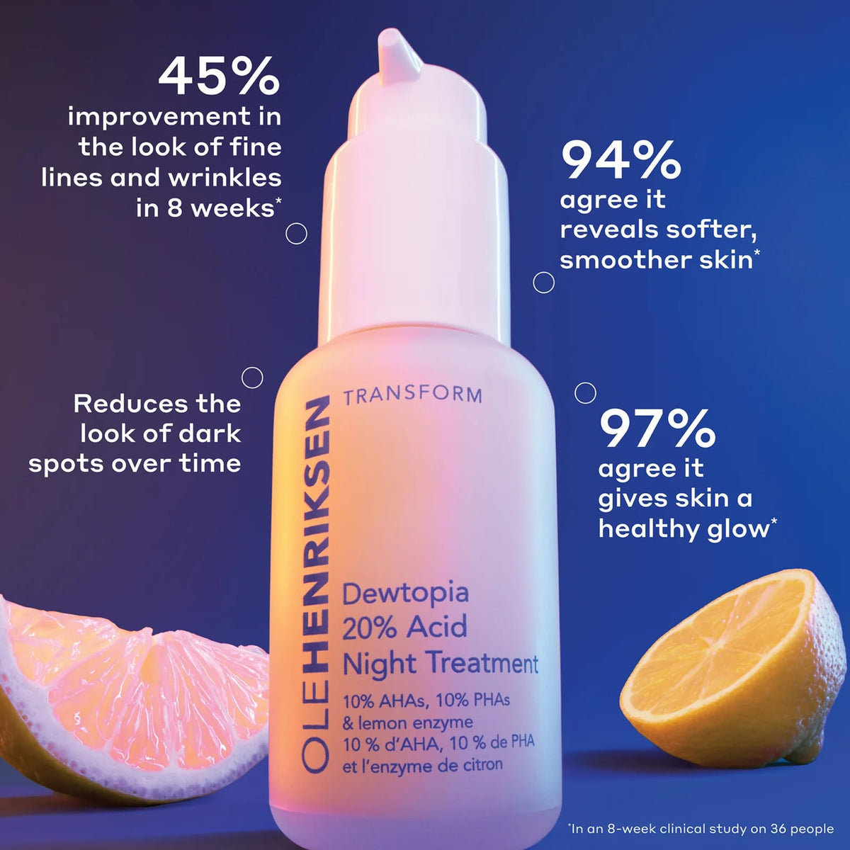 Ole Henriksen Dewtopia serum texture close-up highlighting lightweight absorption