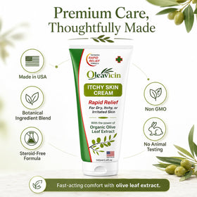 Oleavicin in an outdoor first-aid kit for on-the-go itch relief