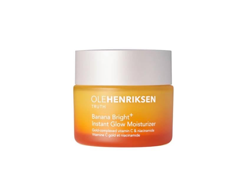 olehenriksen front packaging showing tube and instant brightening effect