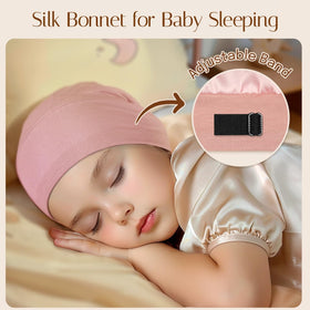 OLESILK adjustable strap detail ensuring secure overnight fit